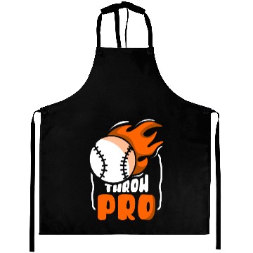 Discover Throw Pro Baseball Pitcher Hobby Player Sayings Aprons