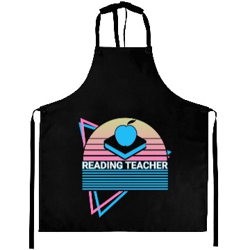 Discover Reading Teacher Retro Aprons