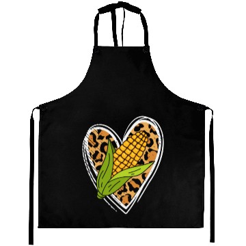 Discover Corn On The Cob Leopard Heart Corn Farmer Farm Lov Aprons
