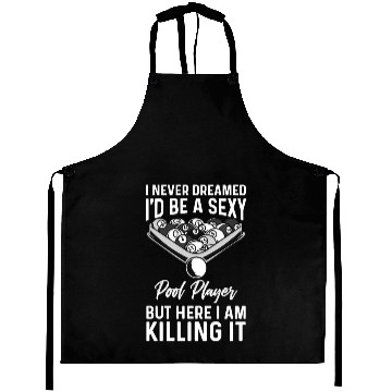 Discover I Never Dreamed Billiards Pool Player Aprons
