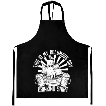 Discover Columbus Day 1492 Aprons