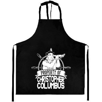 Discover Columbus Day 1492 Helm Telescope Aprons