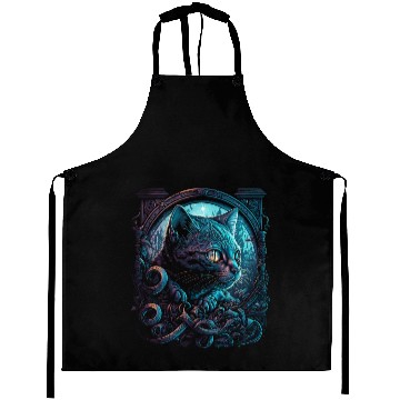 Discover Midnight Kitty Aprons
