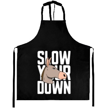 Discover Donkey Slow Your Down Miniature Donkey Farmer Pet Aprons