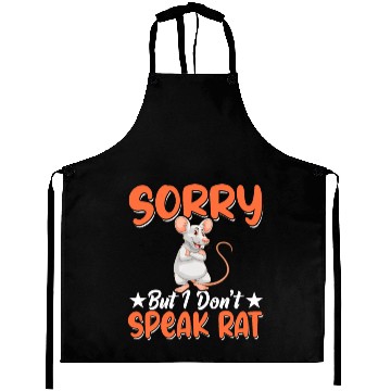 Discover Rat Lover Rat Pet Rodent Mouse Rat Lady Aprons