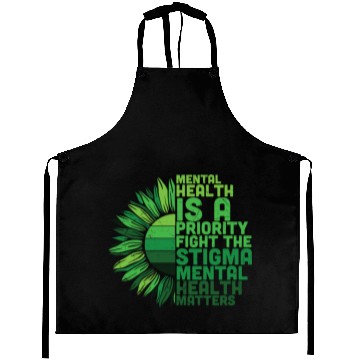 Discover Mental Health Sunflower Aprons