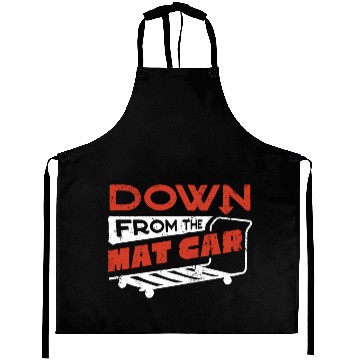 Discover Down from the Mat Car, Gym Coach Aprons