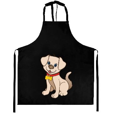 Discover Retriever Cute Puppy Dog Owner Pet Lover Gift Idea Aprons