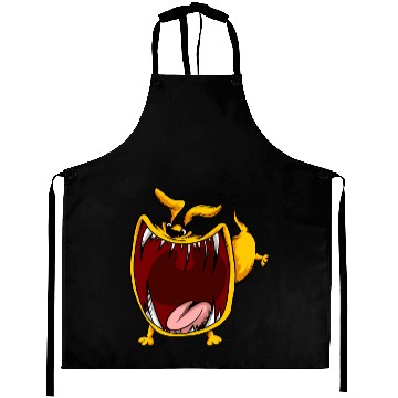 Discover Scary Big Mouth Dog Owners Pet Lover Gift Ideas Aprons