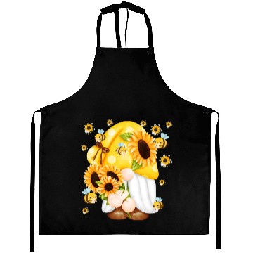 Discover Sunflower Gnome With Bee Aprons