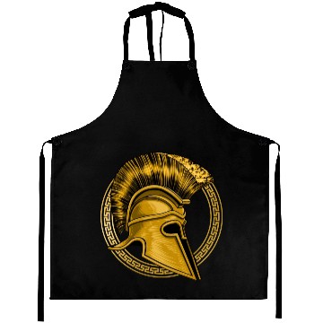 Discover Gold Gladiator Sparta Greek Gym Workout Aprons