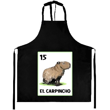 Discover El Carpincho Mexican Capybara Cards Aprons