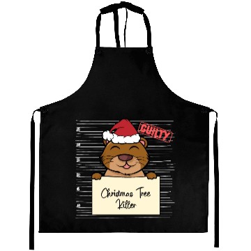 Discover Sea otter christmas funny prison Aprons