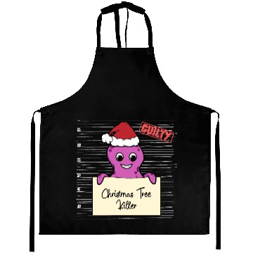 Discover Octopus christmas funny prison Aprons