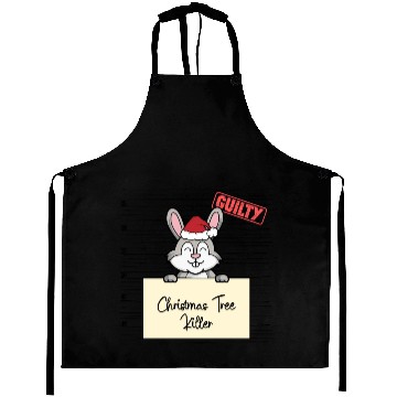 Discover Rabbit christmas funny prison Aprons