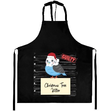 Discover budgie christmas funny prison Aprons