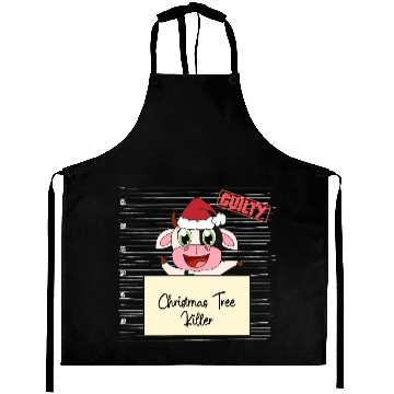 Discover cow christmas funny prison Aprons