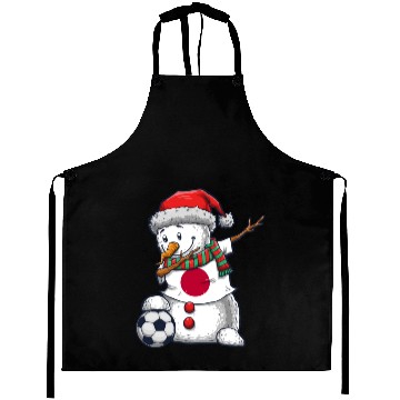 Discover Soccer Boy Dabbing Snowman Christmas Jersey Japan Aprons