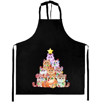 Discover Cats tangled in Christmas Lights - Cat Christmas Aprons
