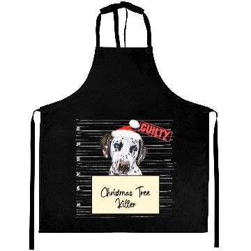 Discover Dalmatian christmas funny prison Aprons