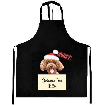 Discover poodle christmas funny prison Aprons