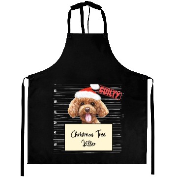Discover poodle christmas funny prison Aprons