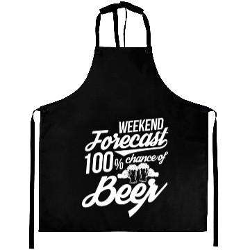 Discover Weekend Forecast 100% Chance of Beer Aprons