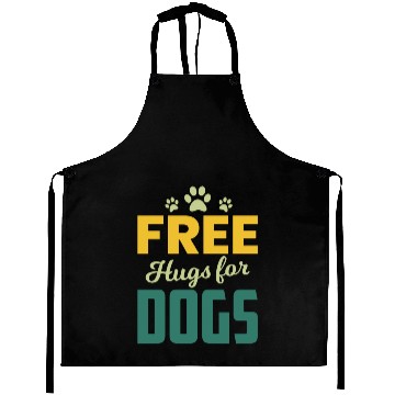Discover Free Hugs for Dogs Owners Pet Lover Gift Ideas Aprons