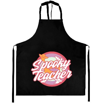 Discover Halloween Teacher Aprons, Spooky Teacher Ghost Bat
