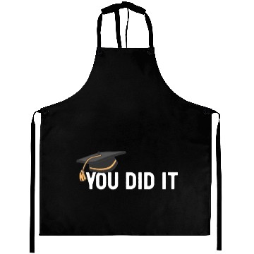 Discover You Did It Graduated Graduation Congratulations Aprons