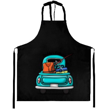 Discover Funny Daddy Fishing Aprons