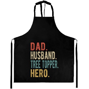 Discover Tree Topper Dad Husband Hero Aprons