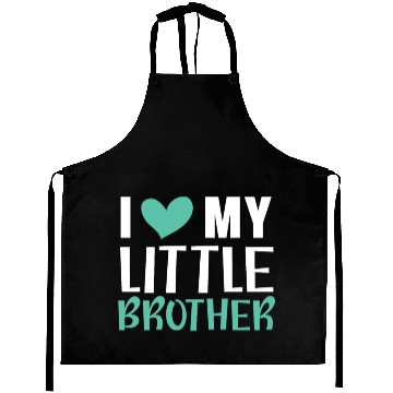 Discover I Love My Little Brother Best Bro Ever Brotherhood Aprons