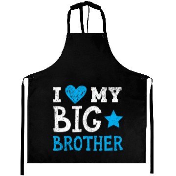 Discover I Love My Big Brother Best Bro Ever Brotherhood Aprons
