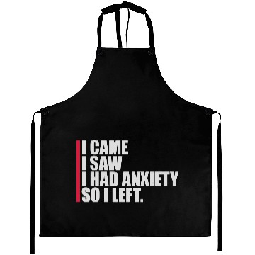 Discover I had anxiety saying Aprons