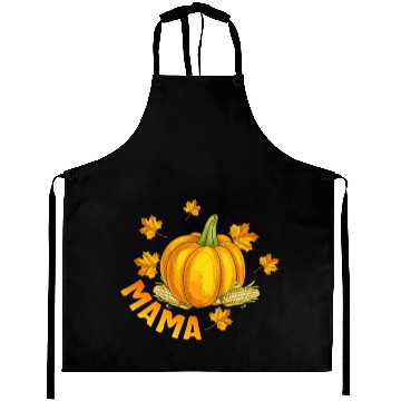 Discover Halloween Thanksgiving Aprons, Mama Pumpkin