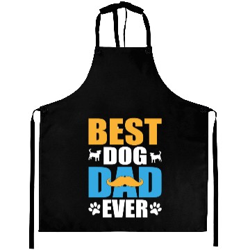 Discover Best dog dad ever Aprons