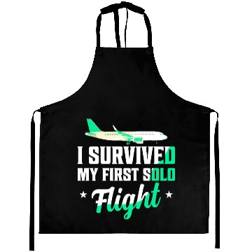 Discover I Survived My First Solo Flight Pilot Aprons