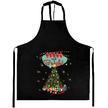 Discover Merry and Bright Retro Christmas Aprons