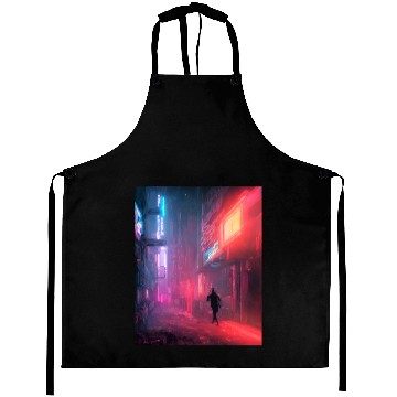 Discover urban ninja stalking the night Aprons