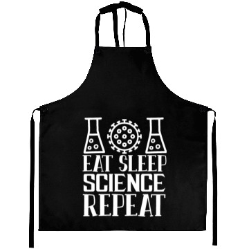 Discover Est Sleep Repeat SCIENCE Teacher Student Gifts Aprons