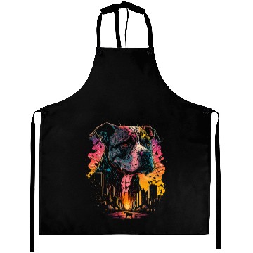 Discover Cyberpunk Pitbull Aprons