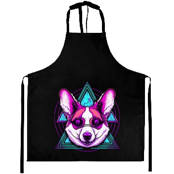 Discover Geometric Corgi Aprons