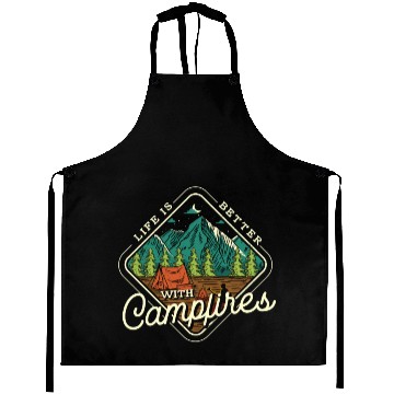 Discover Life Is Better With Campfires Aprons