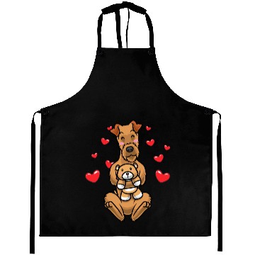 Discover Kawaii Irish Terrier Stuffed Animal Dog Irish Red Aprons