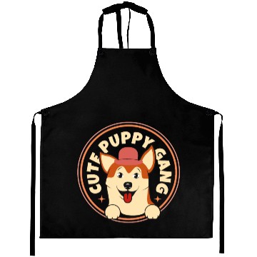 Discover Cute Puppy gang Aprons