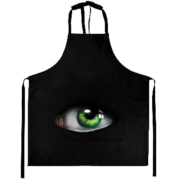 Discover Keep an eyeon you Green eye Aprons