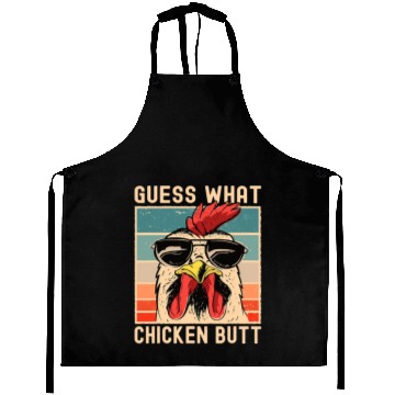 Discover Chicken Meme Design Guess What Chicken Butt Aprons