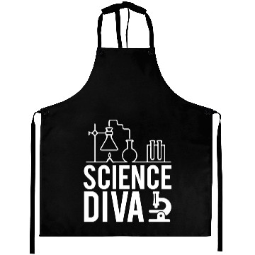Discover Science Diva Nerd Geek Teacher Student Gift Ideas Aprons
