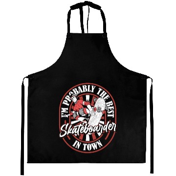 Discover Skateboard Skater Funny Aprons